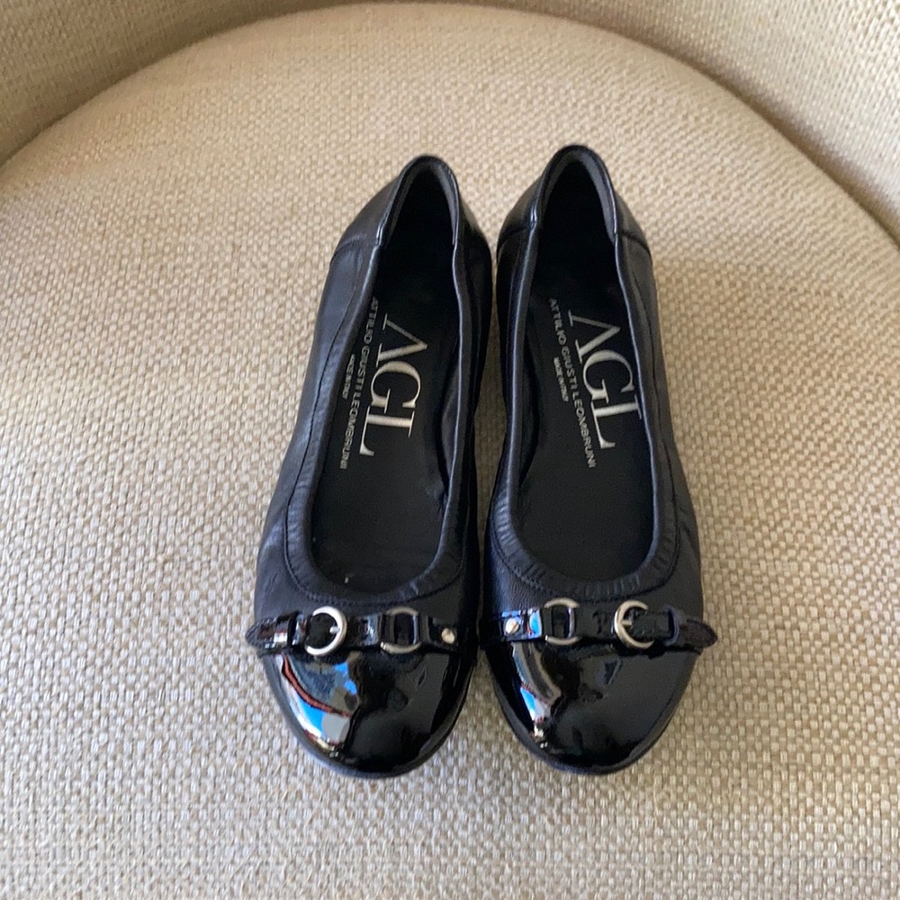 AGL ballet flats amazing - almost new condition! ( worn once!) With bag
